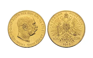 Valore delle 100 corone d’Austria d’oro