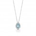 Collana in Oro, Diamanti e Acquamarina – Crusado –