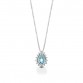 Collana in Oro, Diamanti e Acquamarina – Crusado –